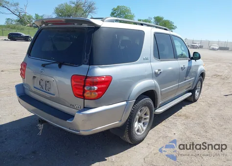 2004 Toyota Sequoia Sr5 V8 из США, поврежденный, VIN 5TDZT34A44S209408